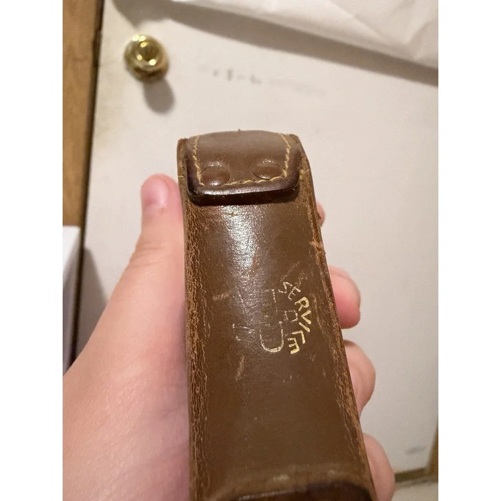 Weston Master II 2 Universal Exposure Light Meter 735 w/ leather case camera *